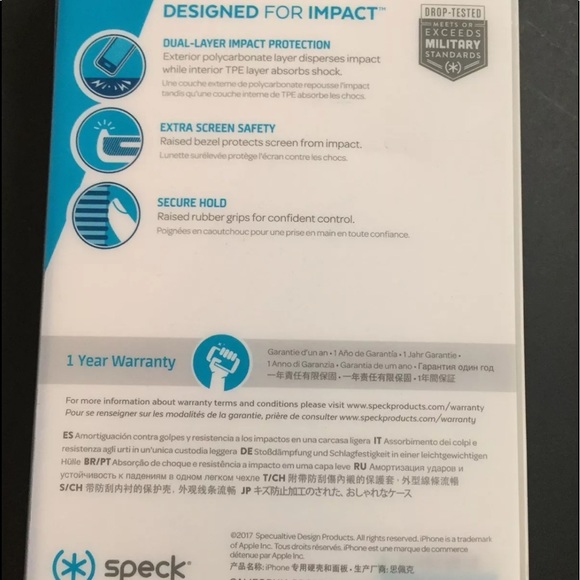 NWT SPECK IPHONE X CANDY-SHELL GRIP CASE - Picture 6 of 6